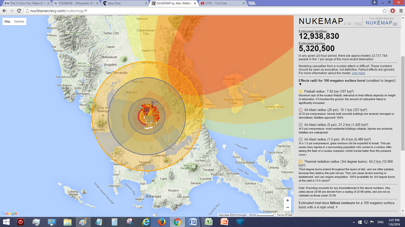 Illustration for article titled Right, so I tried Nukemap and dropped a 100,000 kiloton bomb in a volcano